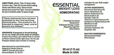 Essential Weight Loss (Drep0001 Essential Weight Loss)